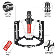 Load image into Gallery viewer, 3 Bearings Bicycle Pedals Ultralight Anti-Slip Road Pedal Cycling Sealed Bearing Bike Pedals Accessories Bearings Pedals For Bicycle Lightweight Bicycle Pedals Of Road Bikes