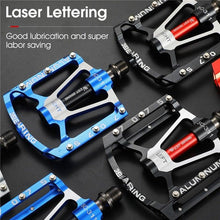Load image into Gallery viewer, 3 Bearings Bicycle Pedals Ultralight Anti-Slip Road Pedal Cycling Sealed Bearing Bike Pedals Accessories Bearings Pedals For Bicycle Lightweight Bicycle Pedals Of Road Bikes