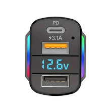 Load image into Gallery viewer, 3-in-1 65W 3-port USB PD Fast Car Charger
