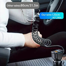 Load image into Gallery viewer, 3-in-1 65W 3-port USB PD Fast Car Charger