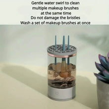 Load image into Gallery viewer, 3-in-1 Automatic Makeup Brush Cleaning and Drying Stand
