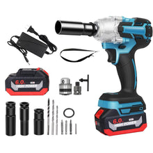 Load image into Gallery viewer, 3-In-1 Cordless Electric Impact Wrench Drill Screwdriver with Brushless Motor Max 3450RPM Variable Speed