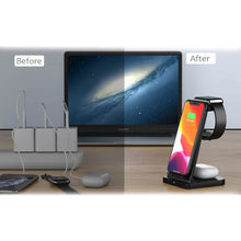 Load image into Gallery viewer, 3-in-1 Foldable Fast Wireless Charging Stand
