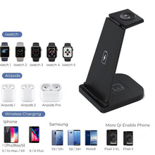 Load image into Gallery viewer, 3-in-1 Foldable Fast Wireless Charging Stand