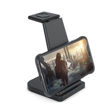 Load image into Gallery viewer, 3-in-1 Foldable Fast Wireless Charging Stand
