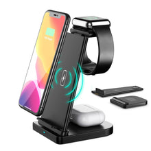 Load image into Gallery viewer, 3-in-1 Foldable Fast Wireless Charging Stand
