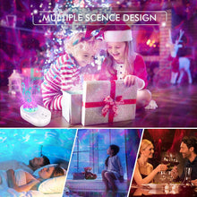 Load image into Gallery viewer, 3-in-1 Galaxy Night Light Projector with Remote Control
