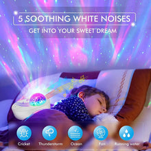 Load image into Gallery viewer, 3-in-1 Galaxy Night Light Projector with Remote Control