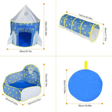 Load image into Gallery viewer, 3-in-1 Kids Play Tent Ball Pit Set
