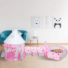 Load image into Gallery viewer, 3-in-1 Kids Play Tent Ball Pit Set