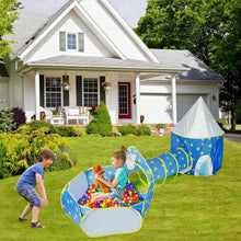 Load image into Gallery viewer, 3-in-1 Kids Play Tent Ball Pit Set