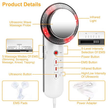 Load image into Gallery viewer, 3-in-1 Multifunctional EMS Infrared Massager Fat Remover