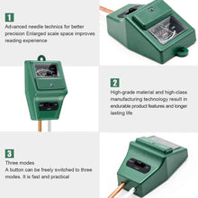 Load image into Gallery viewer, 3-in-1 Soil Moisture/Light/pH Tester