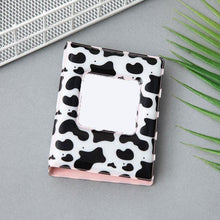 Load image into Gallery viewer, 3 Inch Mini Photo Album 32 Pockets Square Hollow Card Holder Bronzing Stars Picture Storage Case PVC Photocard Holder DIY Photo Albums Birthday Gift Family Scrapbook Albums Family Anniversary Gift For Couple