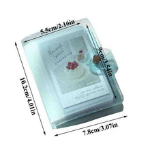 Load image into Gallery viewer, 3 Inch Mini Photo Album 32 Pockets Square Hollow Card Holder Bronzing Stars Picture Storage Case PVC Photocard Holder DIY Photo Albums Birthday Gift Family Scrapbook Albums Family Anniversary Gift For Couple