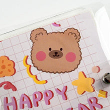 Load image into Gallery viewer, 3 Inch Polaroid Photo Album Cute Bear Transparent Jewelry Small Card Collection Storage Book Mini Leaf Scrapbook Paper Baby Family Scrapbook Albums