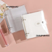 Load image into Gallery viewer, 3 Inch Polaroid Photo Album Cute Bear Transparent Jewelry Small Card Collection Storage Book Mini Leaf Scrapbook Paper Baby Family Scrapbook Albums