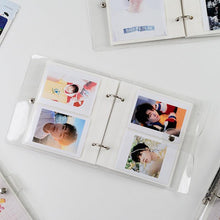 Load image into Gallery viewer, 3 Inch Polaroid Photo Album Cute Bear Transparent Jewelry Small Card Collection Storage Book Mini Leaf Scrapbook Paper Baby Family Scrapbook Albums