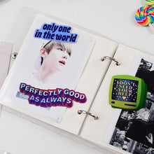Load image into Gallery viewer, 3 Inch Polaroid Photo Album Cute Bear Transparent Jewelry Small Card Collection Storage Book Mini Leaf Scrapbook Paper Baby Family Scrapbook Albums