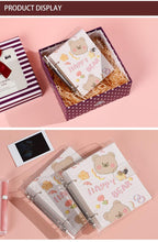 Load image into Gallery viewer, 3 Inch Polaroid Photo Album Cute Bear Transparent Jewelry Small Card Collection Storage Book Mini Leaf Scrapbook Paper Baby Family Scrapbook Albums