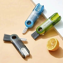 Load image into Gallery viewer, 3-Pack: 3-in-1 Tiny Bottle Cup Lid Detail Brush