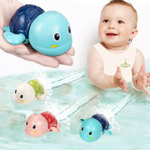 Load image into Gallery viewer, 3-Pack: Cute Swimming Turtle Bath Toys