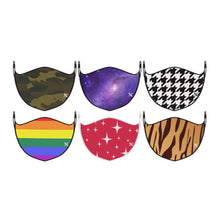 Load image into Gallery viewer, 3-Pack: Double Layer Washable & Reusable Non-Medical Face Mask w/ Adjustable Loop