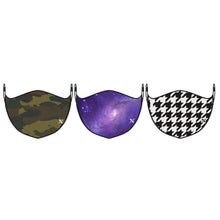 Load image into Gallery viewer, 3-Pack: Double Layer Washable & Reusable Non-Medical Face Mask w/ Adjustable Loop