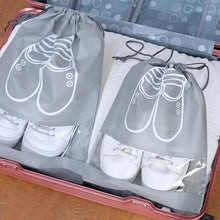 Load image into Gallery viewer, 3-Pack: Drawstring Shoe Storage Bag