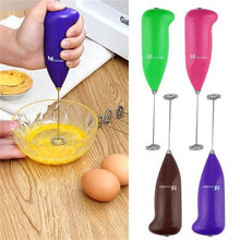 Load image into Gallery viewer, 3-Pack: Electric Milk Frother Handheld Whisk