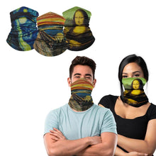 Load image into Gallery viewer, 3-Pack: Famous Painting Neck Gaiter Bandana Multifunctional Scarves