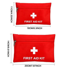Load image into Gallery viewer, 3-Pack: First Aid Kit Bags Nurse Red Medical Tools Bag