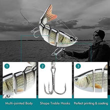 Load image into Gallery viewer, 3-Pack: Fishing Lures for Bass Trout