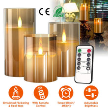 Load image into Gallery viewer, 3-Pack: Flameless Battery Operated Candles