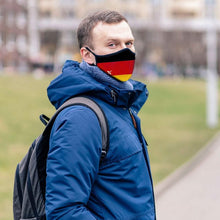 Load image into Gallery viewer, 3-Pack: Germany Flag Double Layered Reusable Mask With Adjustable Loops