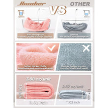 Load image into Gallery viewer, 3-Pack: Hicober Microfiber Hair Towel