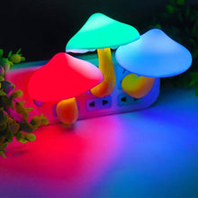 Load image into Gallery viewer, 3-Pack: Mushroom Night Light with Dusk to Dawn Sensor