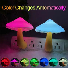 Load image into Gallery viewer, 3-Pack: Mushroom Night Light with Dusk to Dawn Sensor