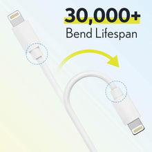 Load image into Gallery viewer, 3-Pack: Overtime MFi Certified Ultra-Fast Charging 4ft Lightning Cables