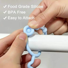 Load image into Gallery viewer, 3-Pack: Pacifier Holder Clip with self-Adjusting Bayonet