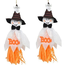 Load image into Gallery viewer, 3-Pack: Scarecrow Horror Ghost Pendant Halloween Decor
