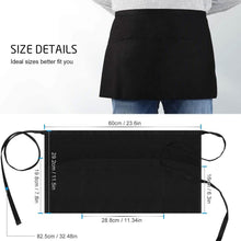 Load image into Gallery viewer, 3-Pack: Syntus Server Aprons with 3 Pockets