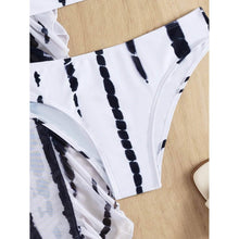 Load image into Gallery viewer, 3-Pack: Tie Dye Bandeau Bikini Swimsuit & Cover Up Pants