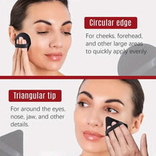 Load image into Gallery viewer, 3-Pack: Triangle Powder Puff for Loose Powder and Liquid Cosmetic