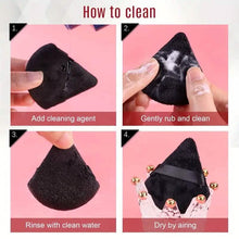 Load image into Gallery viewer, 3-Pack: Triangle Powder Puff for Loose Powder and Liquid Cosmetic