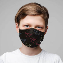 Load image into Gallery viewer, 3-Pack: Two-Layer Reusable Kids Face Mask with Adjustable Earloop