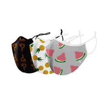 Load image into Gallery viewer, 3-Pack: Two-Layer Reusable Kids Face Mask with Adjustable Earloop