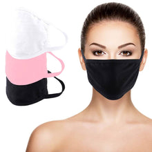Load image into Gallery viewer, 3-Pack: Washable And Reusable Non - Medical Face Protection Mask