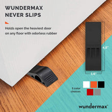 Load image into Gallery viewer, 3-Pack: Wundermax Rubber Security Door Stoppers