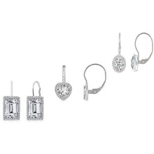 Load image into Gallery viewer, 3-Pair Set: Women's Leverback Earrings